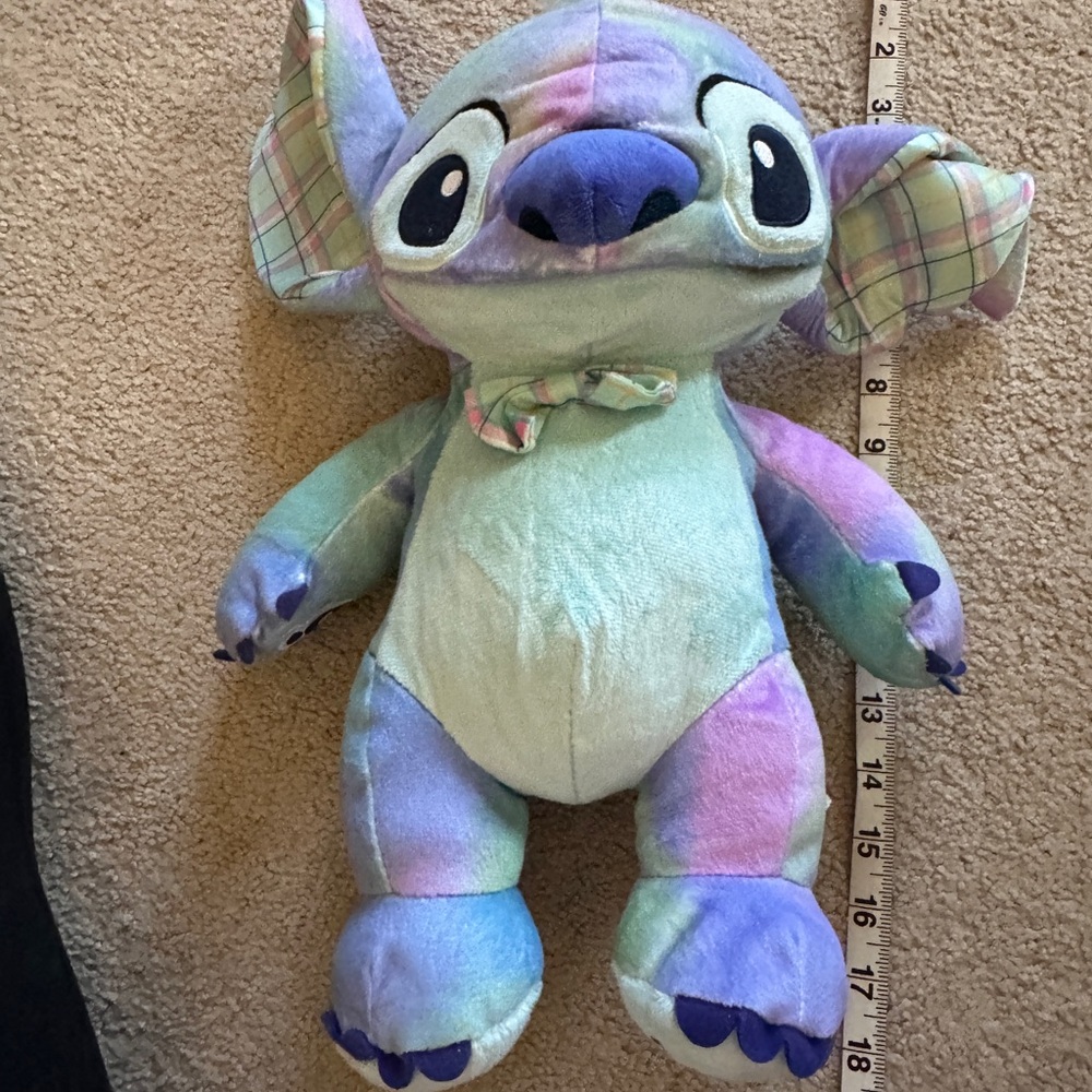 Disney Stitch Stuffed Animal with Colorful Pajamas - Picture 4 of 7